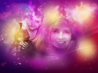 Shimmering Blend  Magie photo collage design