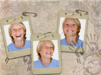 Pinned for Posterity Organic photo collage design