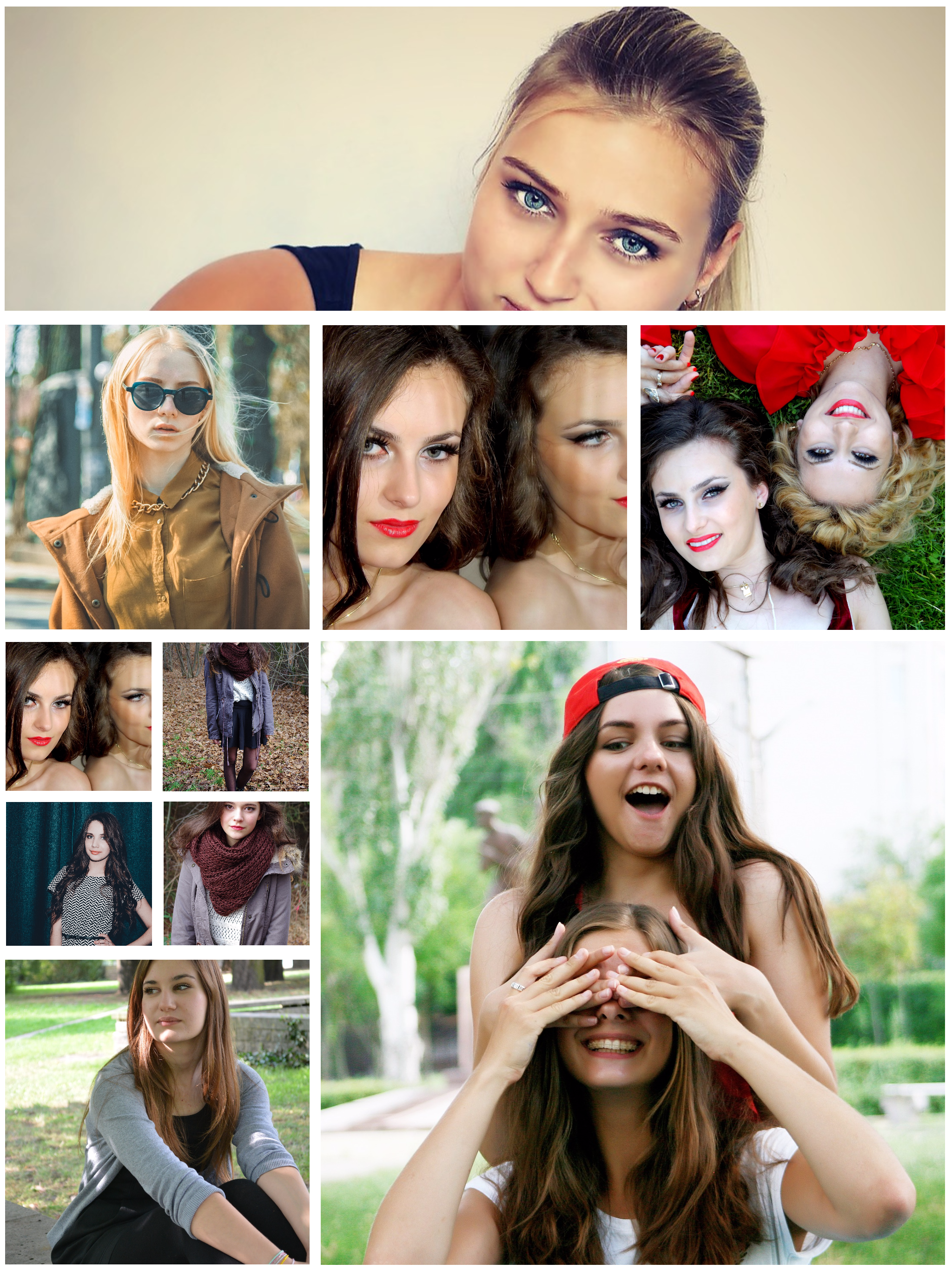 Never ending squares Collage Basic Photovisi