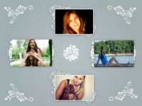 Filagree Four Organic photo collage design