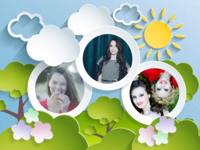 Sunny Day Fun photo collage design