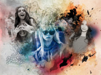 Color and Form Magic photo collage design