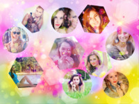 Happy Photos Abstrakt photo collage design