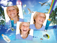 Distant Travel Holidays photo collage design