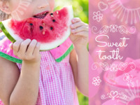 Sweet Tooth Biglietti photo collage design