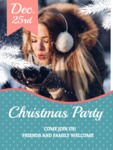 Christmas Party! Karten photo collage design
