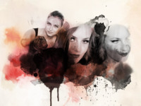 Watercolor Wonder Magic photo collage design