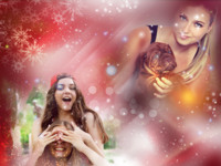 Winter Wonder Vacanze photo collage design