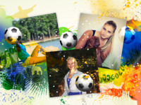 Goals of Glory Sports photo collage design