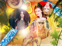 Surfers Paradise Holidays photo collage design