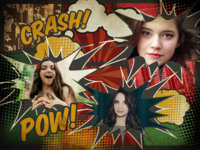 Pow Wow Spaß photo collage design