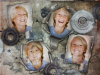 Cutting Edge Fun photo collage design