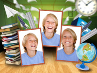Classroom Calamity Fun photo collage design