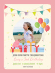 Join our party celebrating your birthday E-Cards photo collage design