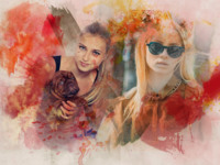 Paint and Texture Magic photo collage design