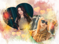 The Colors of Love Love photo collage design