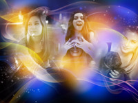 Space Age Magic photo collage design