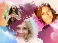 Painty Paint Abstrakt photo collage design