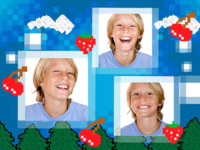 Gaming Glory Spaß photo collage design