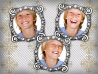 Baroque Framing Organic photo collage design
