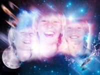 Outer Space Special Magic photo collage design