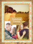 Valentines Evening Karten photo collage design