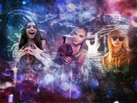 Orbs and Energy Magic photo collage design