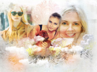Heavenly Blend Organic photo collage design