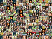 A Big, Big Grid Basic photo collage design