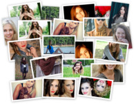 Larger Stacked Assortment Basic photo collage design
