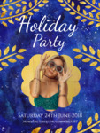 Holiday Party E-Cards photo collage design