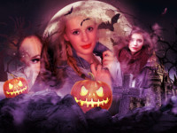 Halloween Collage Spaß photo collage design