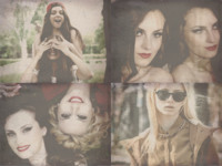 Antique Dark Effects photo collage design