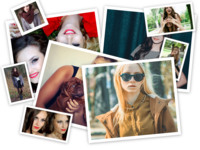 Scattered Photos Básico photo collage design