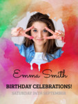 Birthday Celebrations E-Cards photo collage design