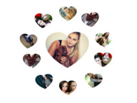Circle of love Básico photo collage design
