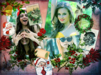 Happy Holidays Holidays photo collage design