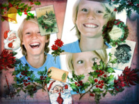 Happy Holidays Vacanze photo collage design