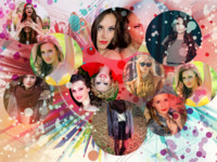 Make a Splash Abstract photo collage design
