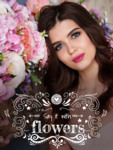 Say it with flowers E-Cards photo collage design