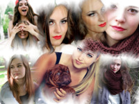 Overlapping Fade Basic photo collage design