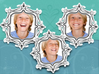Filagree Portraits Astratto photo collage design
