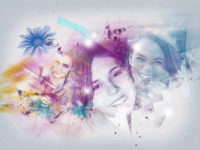 Fading Realism Magic photo collage design