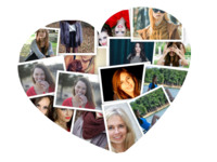 Full of Heart Love photo collage design