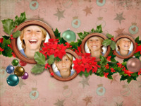 Holiday Cheer Vacanze photo collage design