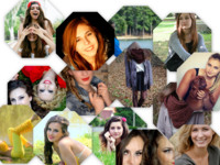 Overlapping Octagons Básico photo collage design