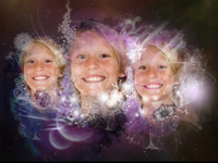 Galactic Artistry Magic photo collage design