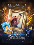 Lets Celebrate Biglietti photo collage design