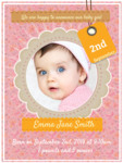Baby is born E-Cards photo collage design