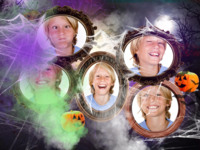 Spooky Times Divertimento photo collage design